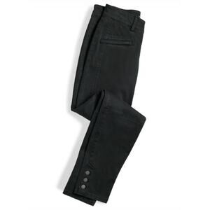 Peruvian Connection Ryder Pant Ankle Snap Black Sustainable Casual Capsule Easy